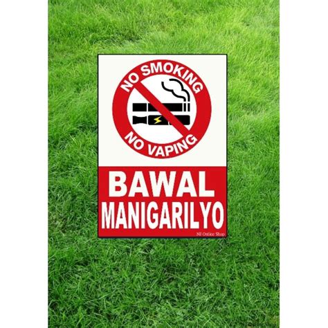 Shop bawal manigarilyo for Sale on Shopee Philippines.